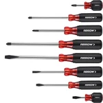 Arrow 8PIECE Magnetic Screwdriver Set Phillips Flat Head Tips Stubby. Fixed Price $35.99.