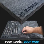 Bosch Dark Shadow Foam Tray Insert Storage Organizer Toolbox Kit Set. Fixed Price $63.43.