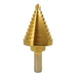 Comoware Step Drill Bit For Metal, Titanium Coated, Double 1/4- 1-3/8 Hss. Fixed Price $21.99.