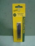 2 - Dottie IB3SXC #3 3'' Slotted Power Bits (carded) New. Fixed Price $17.00.