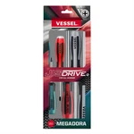 Vessel 9806JSPB Megadora Jis Screwdriver 6PCS. Set. Fixed Price $76.83.