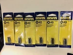Irwin 1" Insert Square #1, #2, #3. 12 Set. Fixed Price $8.99.