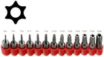 Alazco Multifunction 13PC Tamper Proof 6 Point Star Torx Driver Bit Set - Fits. Fixed Price $12.91.