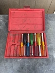 Proto 11 Piece Solid Round Shank Nut Driver Set 3/16" 5/8" Incomplete. Fixed Price $39.99.