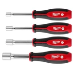 Milwaukee Sae Hollowcore Magnetic Nut Driver Set 4PC. Fixed Price $37.99.