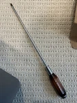 Vessel 100P2300 Genuine Wood Handle Tang-thru Screwdriver NO.100 PLUS2X300 1EA. Fixed Price $14.00.