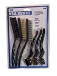 Detail Brush Set, 6 Piece - Steel, Brass, Nylon, Brand New. Fixed Price $15.01.