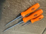 Snap-on Harley Davidson 3 Piece Hard Handle Orange Screwdrivers SSD2, 6 & 8 Usa. Fixed Price $49.99.