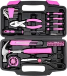 Dowell 40 Pieces Home Tool Set Pink, General Household Hand Kit. Fixed Price $25.63.
