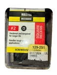 Master Mechanic 25 Pack 1-INCH #2 Square Recess Screwdriver Bit -129291. Fixed Price $9.99.