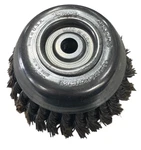 Osborn 6" Knotted Wire Cup Brush 5/8"-11 Arbor .035" Steel Usa Made. Fixed Price $55.79.