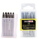 Maxtool 10PCS SQSX3" Assorted Screwdriver Bit Set; Square Head #1, 2, 3; O.... Fixed Price $20.73.