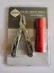 Dashing 12-IN-1 Multi Tool & Red Flashlight Set Pliers Knife Screwdriver Kit. Fixed Price $9.50.