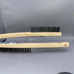 2 Each Gam: Carbon Steel, Wire Brush, Long Bent Handle, New. Fixed Price $10.97.