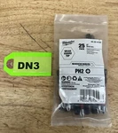 Milwaukee Tool 48-32-4162 Shockwave 2" Power Bit Phillips #2 (25 Pk) DN3. Fixed Price $23.50.