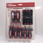 Hyper Tough Heavy-duty 23 Piece Steel Screwdriver Set Magnetic Tips. Fixed Price $19.95.