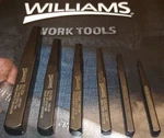 6PC Screw Extractor Set (in Case) For Bolt Sizes 1/4" - 3/4" Jh Williams Usa. Fixed Price $45.24.