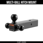 Curt Multi-ball Hitch Mount Fits 2.5" Receiver Includes 1-7/8" 2" 2-5/16" Balls. Fixed Price $74.99.