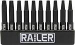 Double Square 8 Point Star Bit Set. Railer Premium S2 Steel Inch 10PC. Fixed Price $19.25.