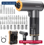 Mulwark Electric Screwdriver Set, 4V Cordless With 46 Precision. Fixed Price $47.99.