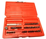 New Snap-on Master Screwdriver Magnetic Bit 37 Pcs Set Red Hard Case SDM400A. Fixed Price $189.99.