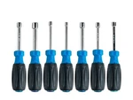 Jonard ND-631 Nut Driver Set, 7' Oal, Ergonomic Cushion Grip, Tpr, Vanadium. Fixed Price $60.95.
