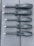 Snap-on Tools Usa Hard Grip Nut Driver Set Of 5 11MM, 9MM, 8MM, 7MM & 6MM. Fixed Price $74.95.