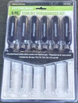 Pittsburgh 6 Pc Star Bit Screwdriver Set Magnetized Tip Fluted Handles T10-T30. Fixed Price $25.00.