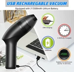 Aspiradora Mini Para Teclado: Inalambrica Computadora, Auto, Laptop. Fixed Price $40.02.