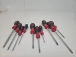 Wiha 30290 Softfinish Grip Screwdriver Set, Slotted 3.0-6.5, Phillips Number 0-2. Fixed Price $60.00.