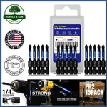 Durable 2-INCH Magnetic Phillips Bits, 15-PACK For Diy & Professional Use. Fixed Price $8.80.