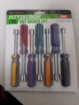 Pittsburgh 7 Pc Nut Driver Shaft Color Coded Heavy Duty Sae Tool Set New. Fixed Price $19.50.