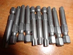 10 Wera 867/4 TX27X50 Power Bits. Fixed Price $25.00.