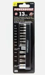 Powerbuilt 13 Piece Tamper Resistant Star Set, Torx Bits, T8 T55. Fixed Price $9.87.