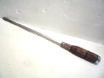 Vintage Proto Los Angeles Usa Screwdriver 9742 Wood Handle Large 14". Fixed Price $14.95.