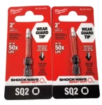 Milwaukee 48-32-4444 #2 Drywall Insert Bit Shockwave Lot Of Packs Impac. Fixed Price $9.99.