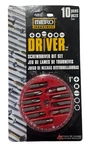 Mibro 10 Piece Screwdriver Bit Set, Phillips, Square Recess, Slot, Star. Fixed Price $7.99.