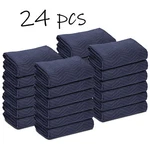 24 Pcs Moving Blankets Set Packing Black Shipping Furniture Pads 80" X 72". Fixed Price $98.59.