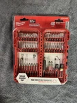 Milwaukee Shockwave Impact Duty 40-PIECE Driver Bit Set For Packout 48-32-4022. Fixed Price $45.00.