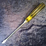 Stanley Plus Flat Slotted Screwdriver 1006-8" Round Shank 66-168 Usa 13". Fixed Price $14.90.