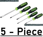 5 Piece Craftsman 4-1/2-IN Screwdriver Set New Fast Shipping. Fixed Price $24.78.
