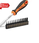 25 Security Torx Screwdriver Bit Set T5-T40 1/4" Ratcheting Magnetic. Fixed Price $11.80.