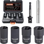 6 Pcs Lug Nut Removal Tool, 1/2-INCH Drive Impact Twist Socket Set & Bolt Extrac. Fixed Price $32.50.