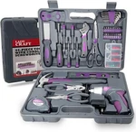 Werktough 44PCS 4V Cordless Screwdriver Kit Set Pink Color Tools Lady. Fixed Price $45.77.