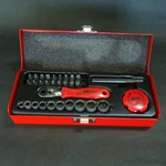 Anex Compact Bit Ratchet Screwdriver Set 525-28B Made In Japan. Fixed Price $52.48.