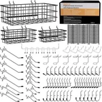 143PCS Pegboard Hooks Organizer Accessories Set, Including Packs. Fixed Price $44.70.