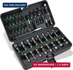 Aeroforce 41 Pcs Magnetic Nut Driver Set, Impact Drill Bit 1/4" Hex Shank. Fixed Price $40.30.