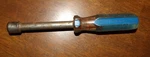 BG37 Vintage Blue Grass Nut Driver 3/8 Inch Two Strips Handle Usa. Fixed Price $12.00.