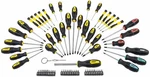 Jegs 69-PC Magnetic Screwdriver Set Awls Torx Square Phillips Slotted Bits 80755. Fixed Price $19.95.