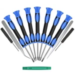 Kingsdun 12 Torx Screwdriver Sets With T3 T4 T5 T6 T7 T8 T10 Star Blue. Fixed Price $17.99.